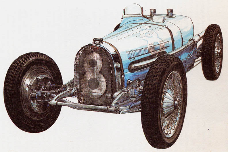 BUGATTI 59 år 1934 vindfald