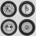 Koła w starych samochodach